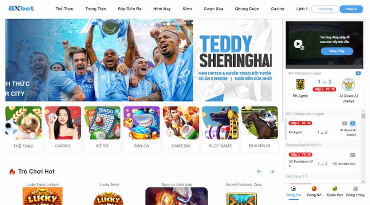 8XBET - Thương hiệu cá cược đỉnh cao