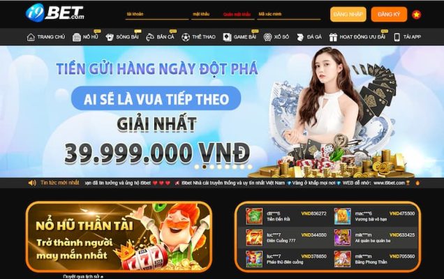 Nhà cái i9BET xanh chín với nhiều khuyến mãi hấp dẫn